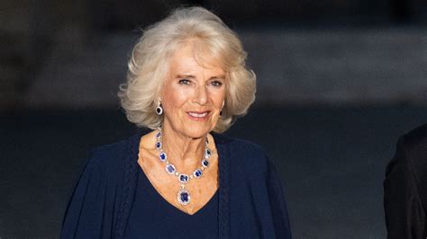 Queen Camilla's Dior evening gown is pure elegance